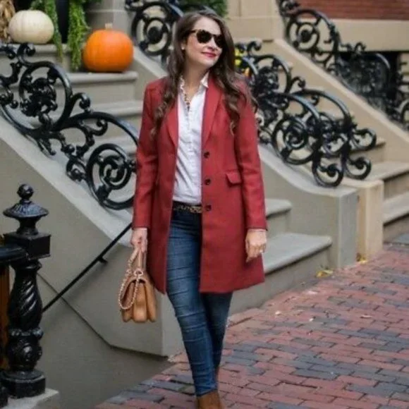 NWOT. J.Crew 100% wool topcoat